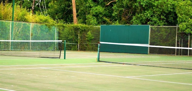 view of sport court