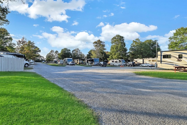 view of road