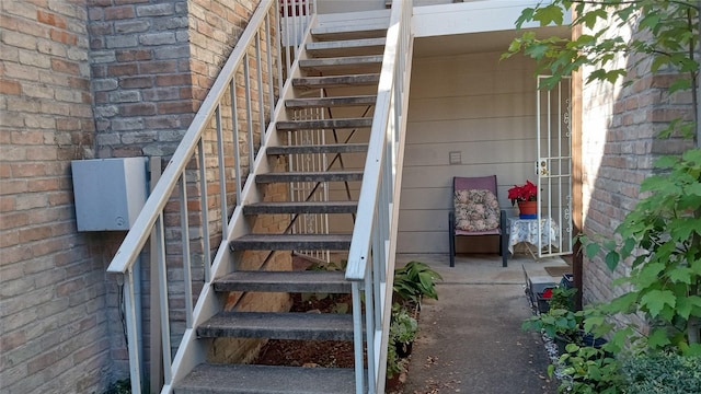 view of stairs