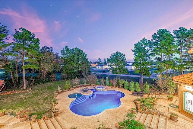 pool featuring a patio