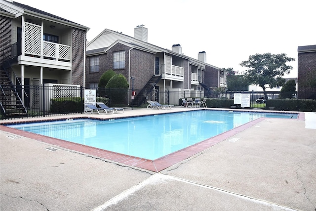 view of pool