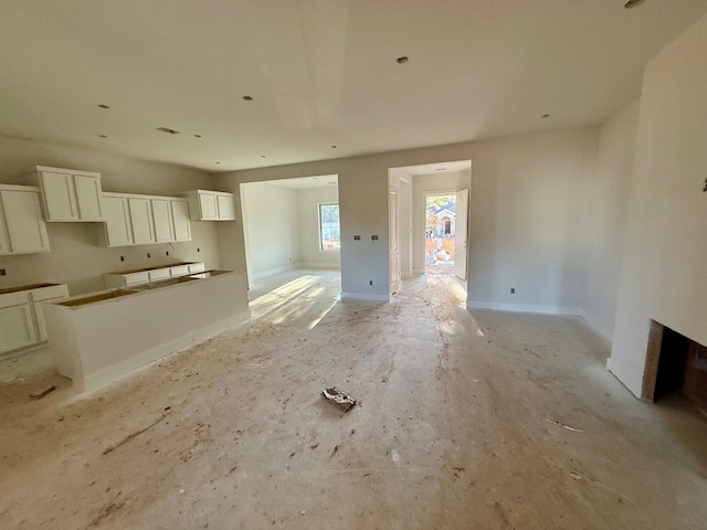 view of unfurnished living room