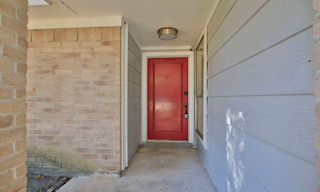 view of entrance to property