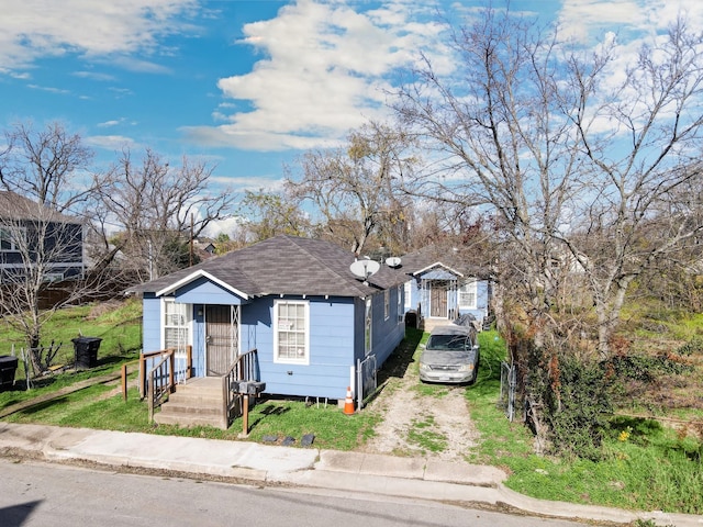 view of bungalow-style home