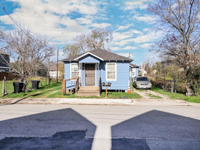 view of bungalow-style home