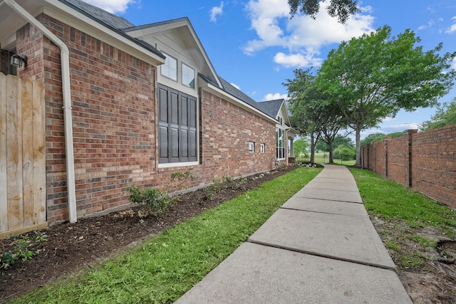 view of side of home