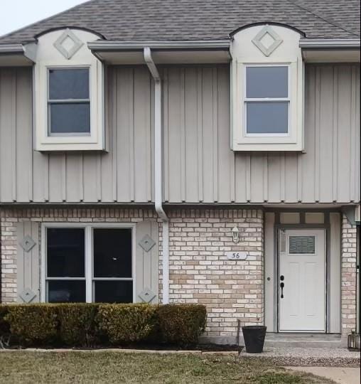 view of rear view of property