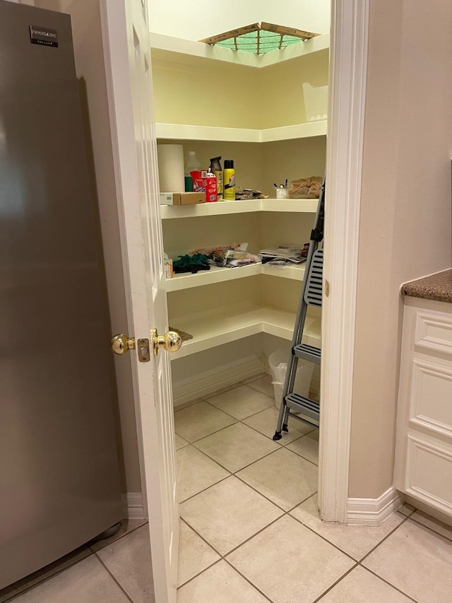 view of pantry