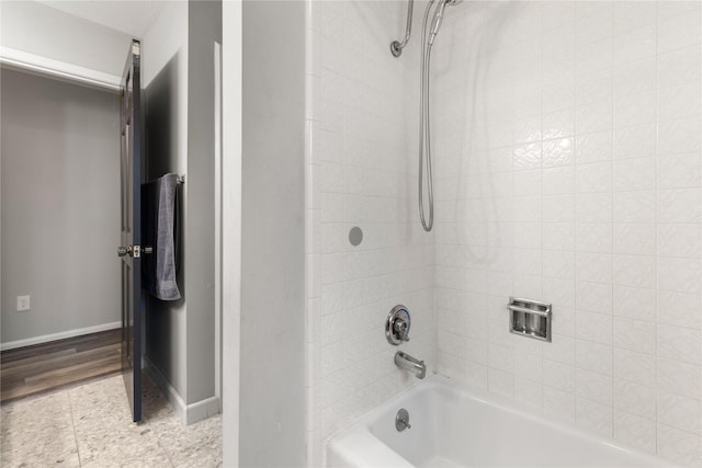 bathroom featuring shower / bath combination