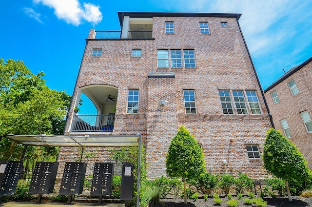 view of rear view of property