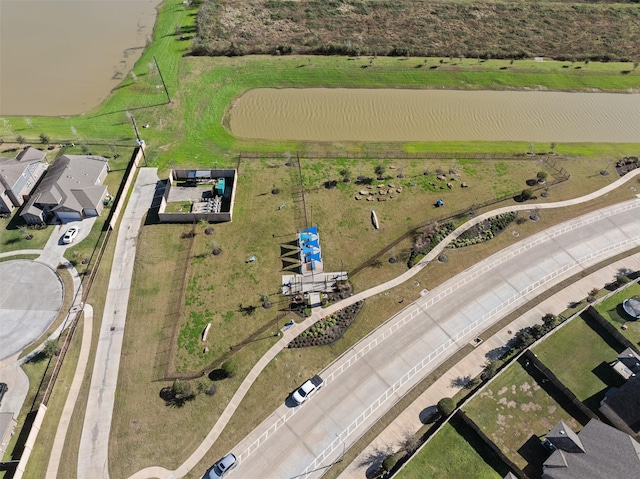 aerial view featuring a rural view