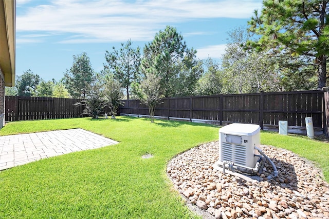 view of yard featuring a patio area