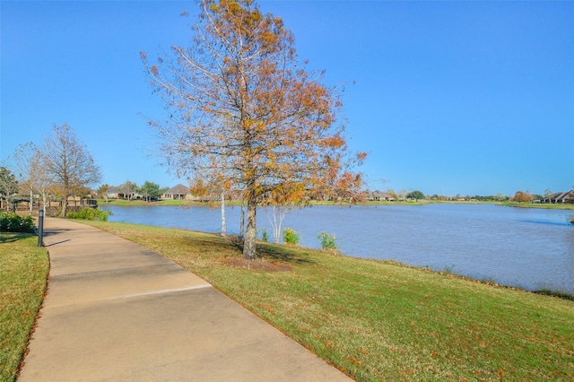 property view of water