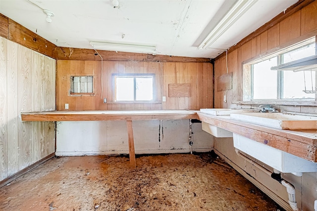 kitchen with a wealth of natural light