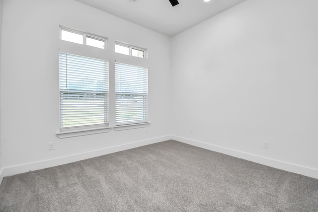 unfurnished room featuring light colored carpet and a wealth of natural light