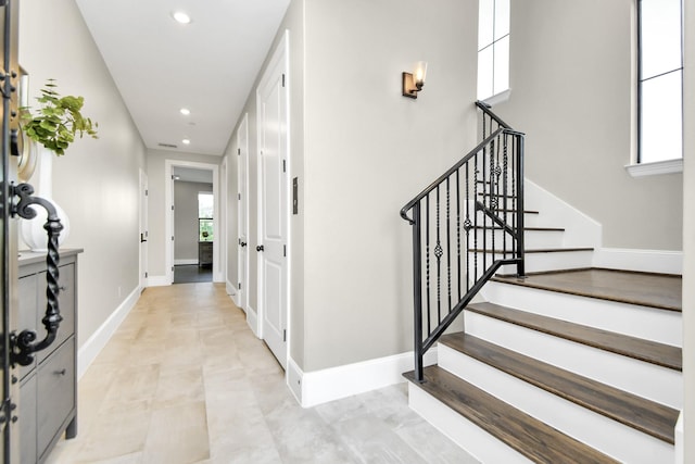 view of foyer entrance