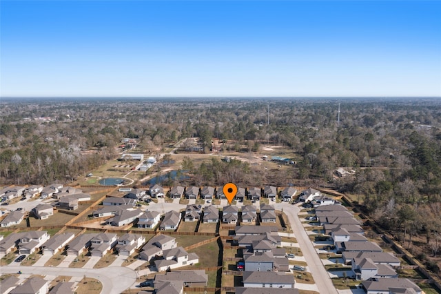 birds eye view of property featuring a residential view