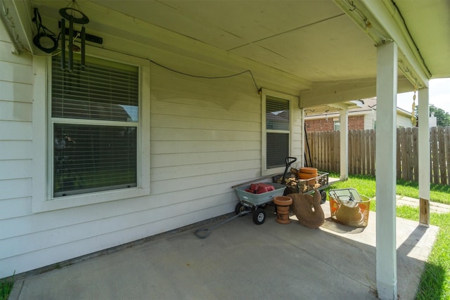 view of patio