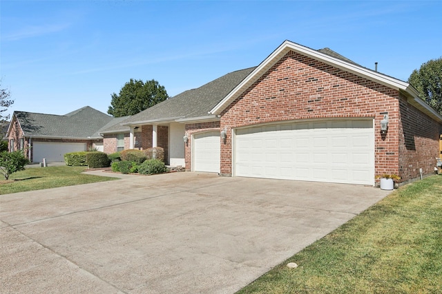 front of property featuring a garage