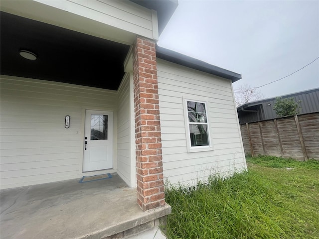 view of entrance to property