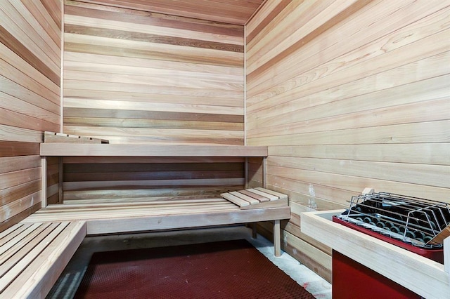 view of sauna / steam room