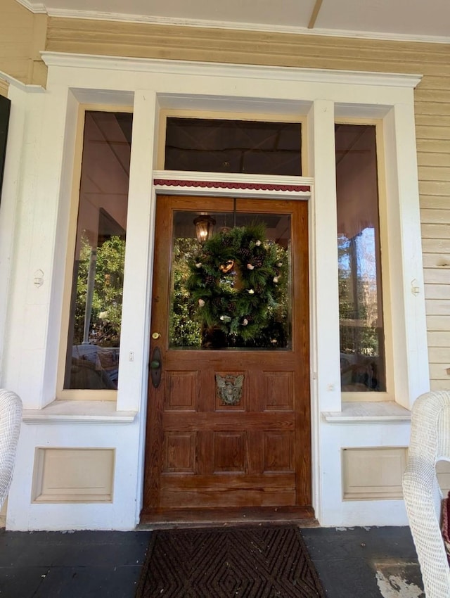 view of entrance to property