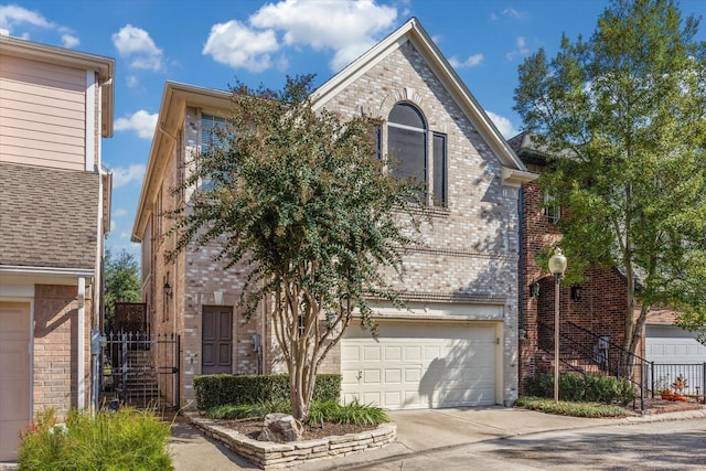 front facade featuring a garage