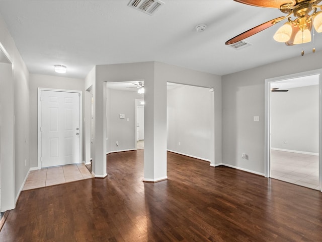 interior space featuring hardwood / wood-style flooring