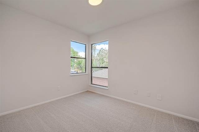 empty room featuring carpet