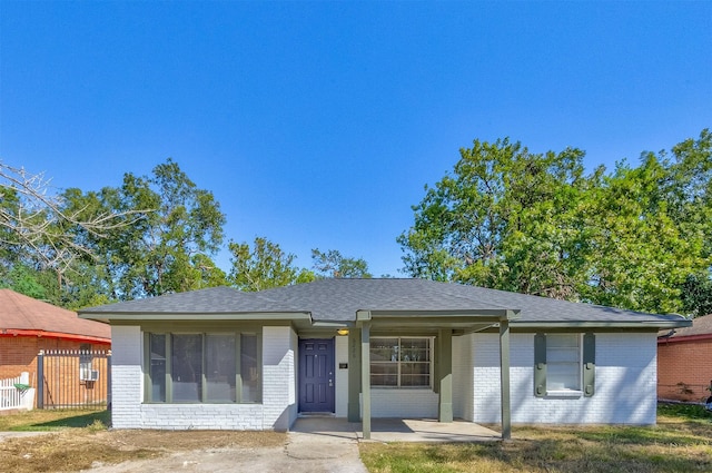 view of ranch-style house