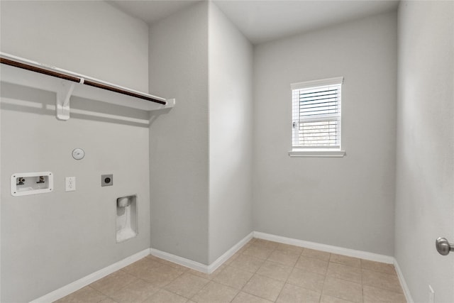 laundry area featuring hookup for a gas dryer, hookup for a washing machine, and hookup for an electric dryer