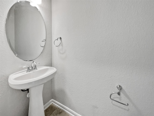 bathroom featuring tile patterned flooring