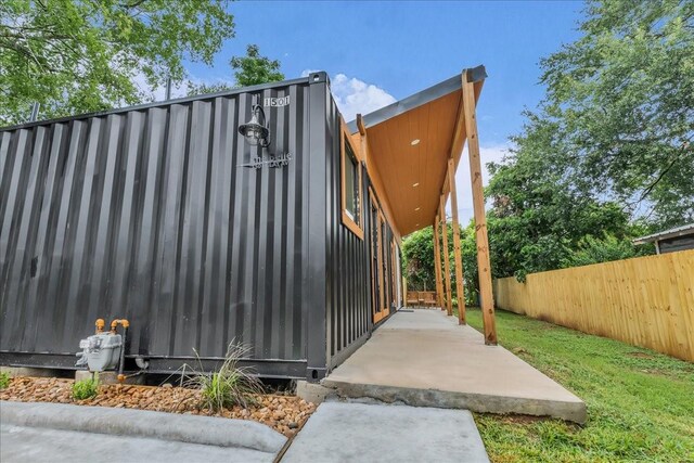 1411 Clay St, Brenham, TX 77833 - exterior space featuring a patio