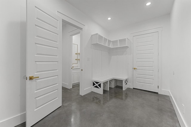 view of mudroom