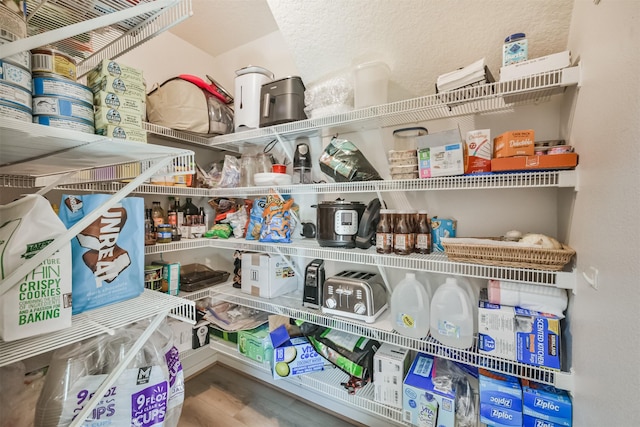 view of pantry