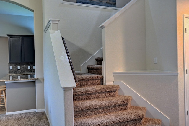 stairs with carpet