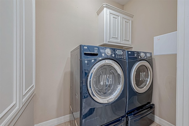 laundry area featuring separate washer and dryer