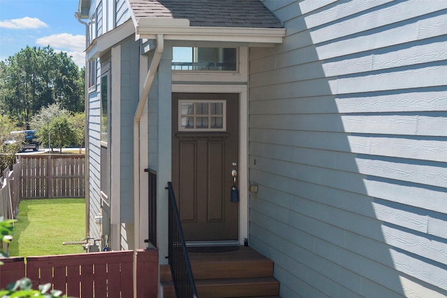 view of entrance to property