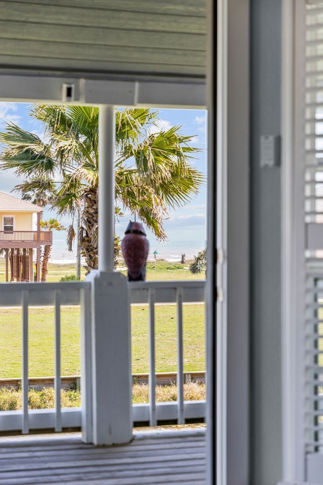 entryway with a healthy amount of sunlight