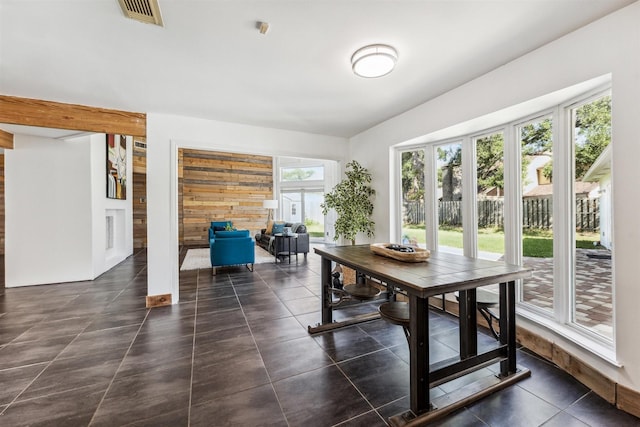 view of dining area