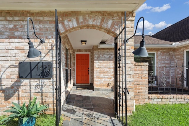 view of entrance to property