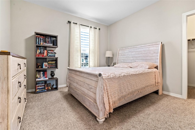 bedroom with carpet floors