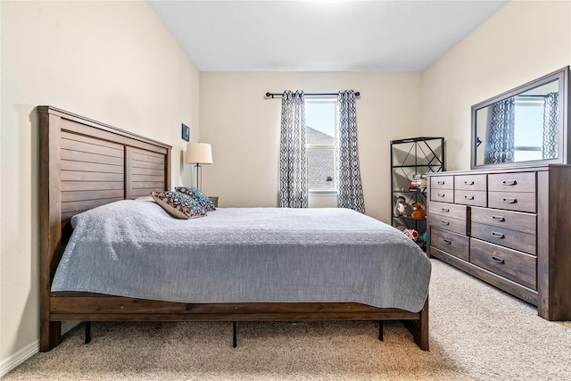 bedroom with carpet flooring