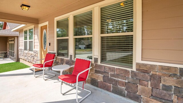 view of patio / terrace featuring a porch