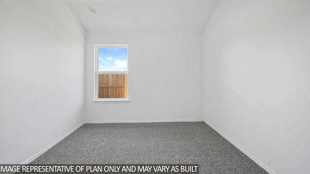 unfurnished room with carpet floors