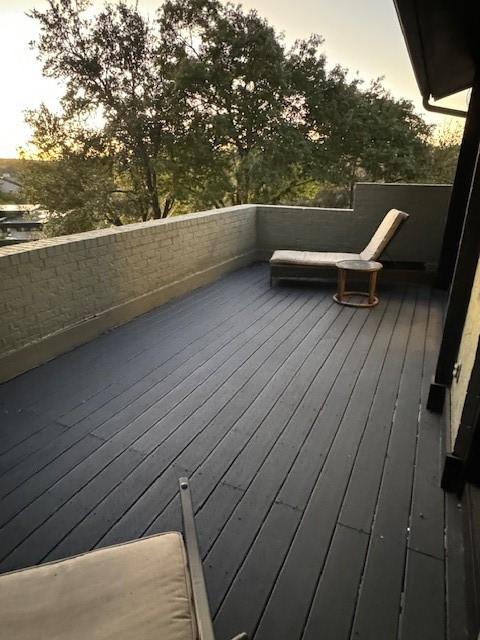 view of deck at dusk