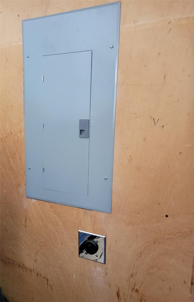 utility room with electric panel