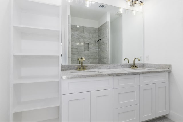 4702 Ward, Houston, TX 77021 - full bath featuring tiled shower and double vanity