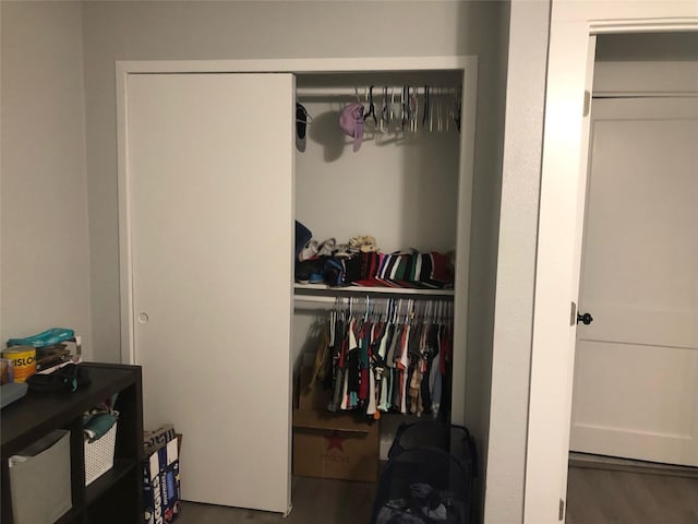 view of closet