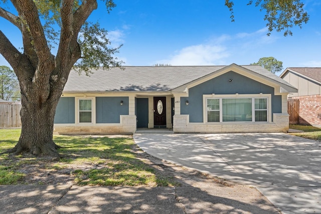 view of ranch-style house